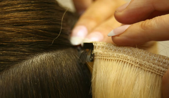 extension tessitura capelli corti